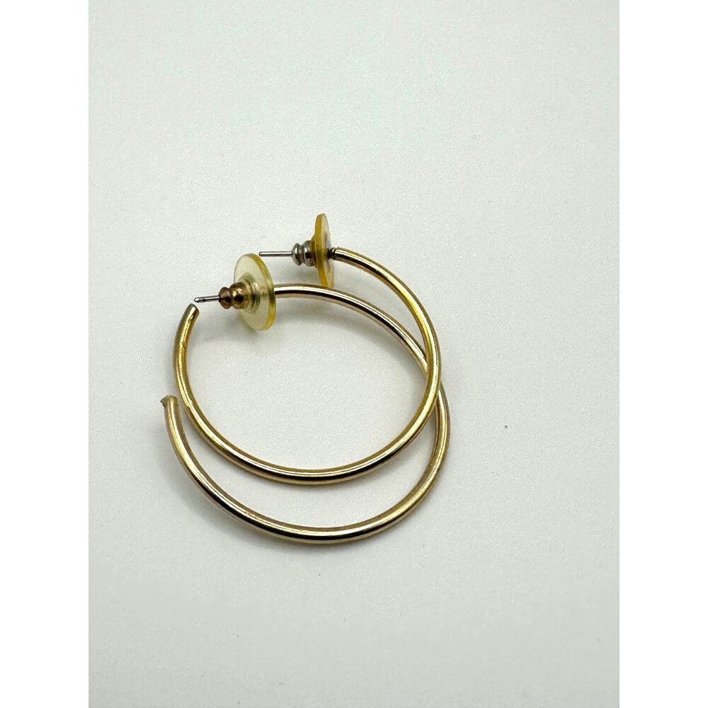 Eastate Gold-Tone Hoop Earrings For Pierced Ears 2 inches Boho Chic
